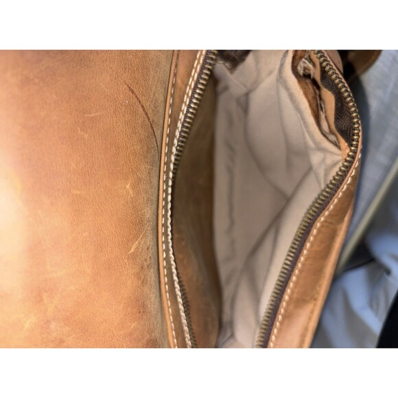 Handmade Leather Satchel NOVICA Artisan Shoulder Bag Mexico Brown Hinojosa 11.5 - Picture 13 of 16